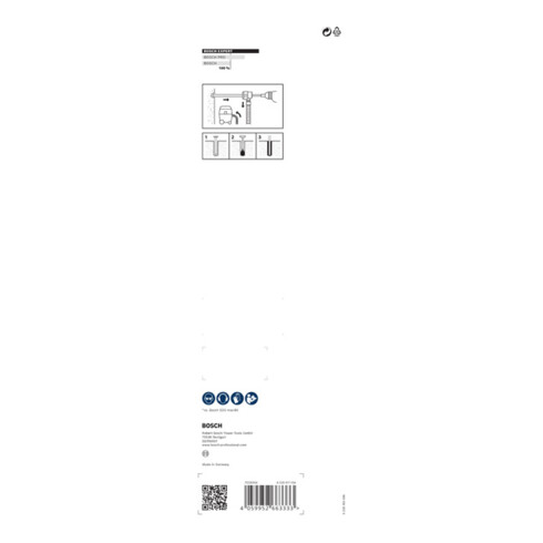 Jeu de forets marteaux Bosch EXPERT SDS Clean max-8X, 28 x 400 x 650 mm