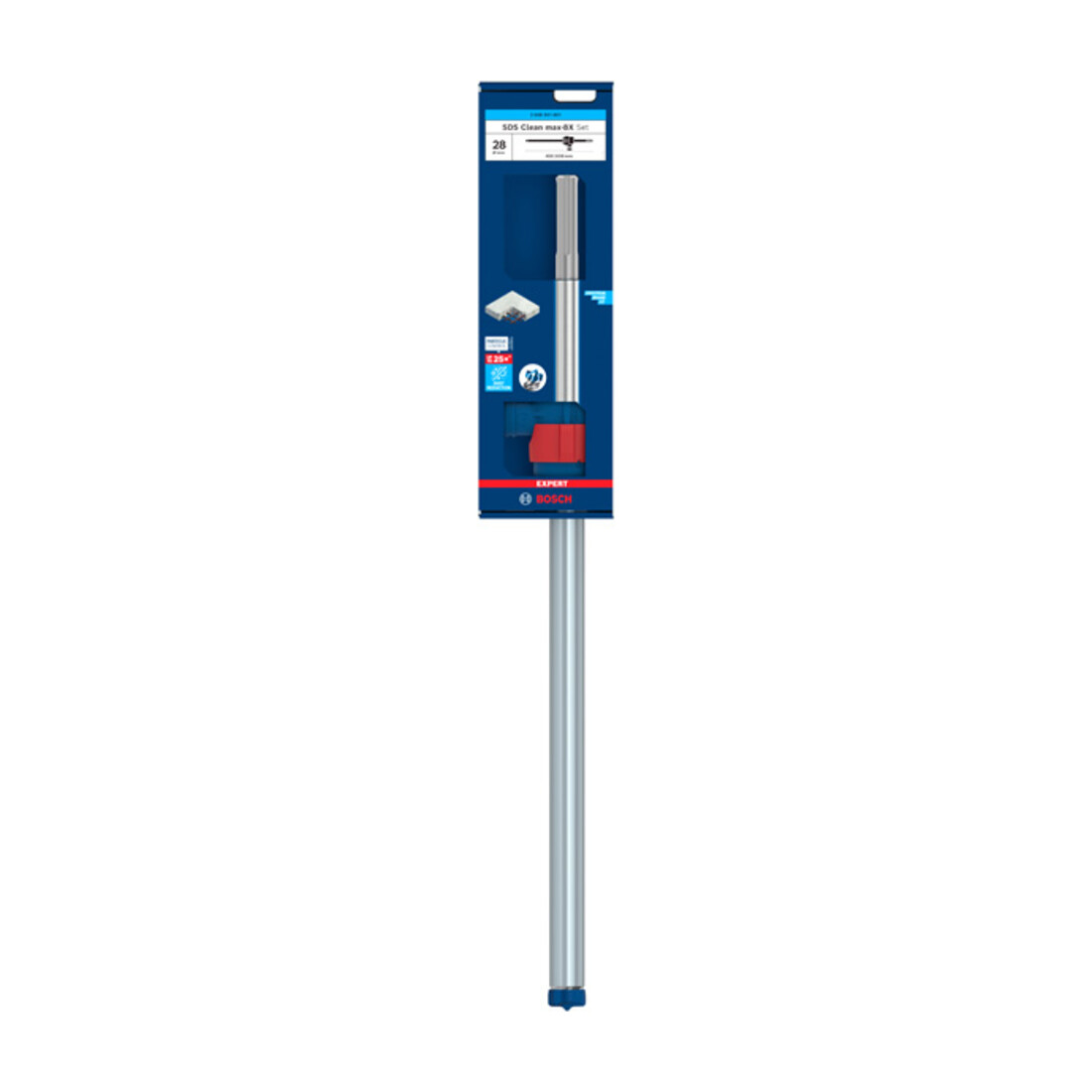 Jeu de forets marteaux Bosch EXPERT SDS Clean max-8X, 28 x 400 x 650 mm