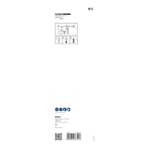 Jeu de forets marteaux Bosch EXPERT SDS Clean max-8X, 32 x 400 x 650 mm