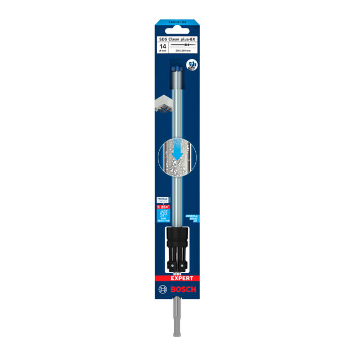Jeu de forets marteaux Bosch EXPERT SDS Clean plus-8X, 14 x 200 x 350 mm