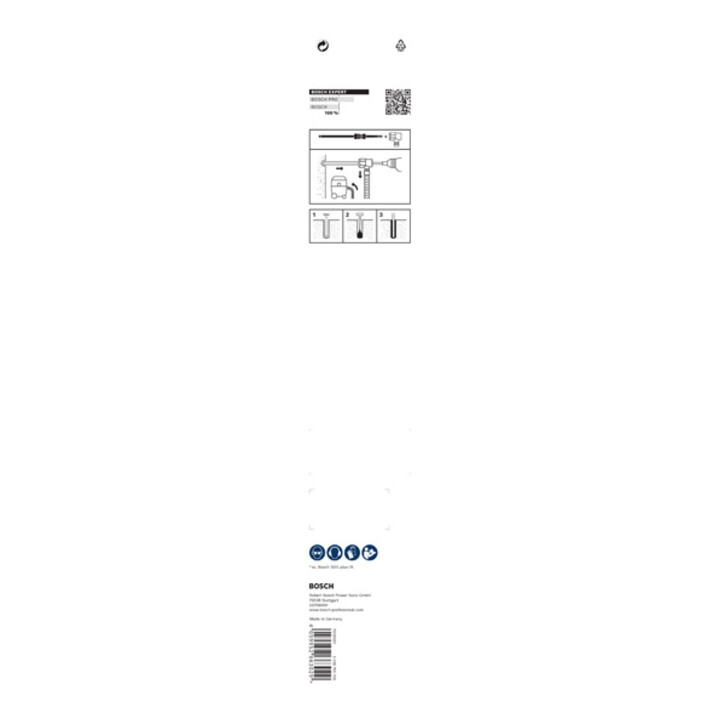 Jeu de forets marteaux Bosch EXPERT SDS Clean plus-8X, 14 x 400 x 550 mm