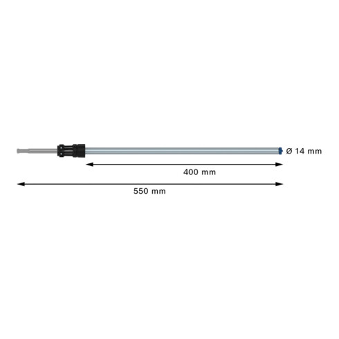 Jeu de forets marteaux Bosch EXPERT SDS Clean plus-8X, 14 x 400 x 550 mm