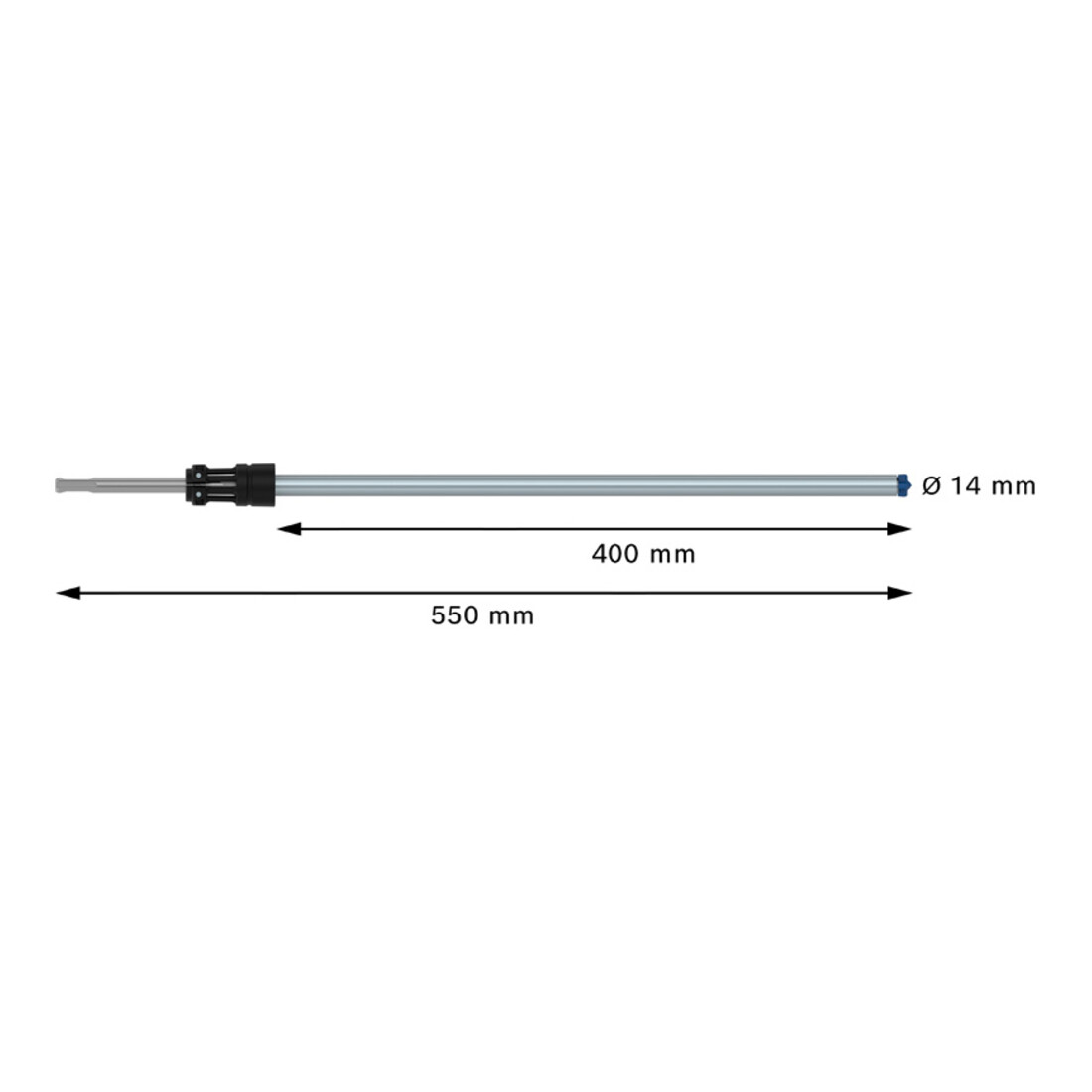 Jeu de forets marteaux Bosch EXPERT SDS Clean plus-8X, 14 x 400 x 550 mm
