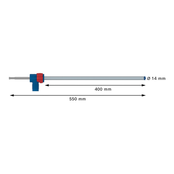 Jeu de forets marteaux Bosch EXPERT SDS Clean plus-8X, 14 x 400 x 550 mm