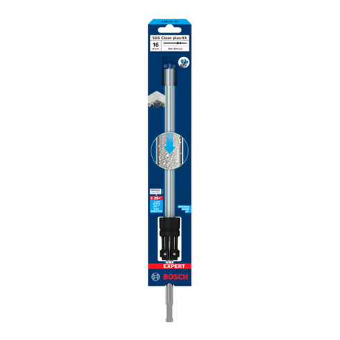 Jeu de forets marteaux Bosch EXPERT SDS Clean plus-8X, 16 x 200 x 350 mm