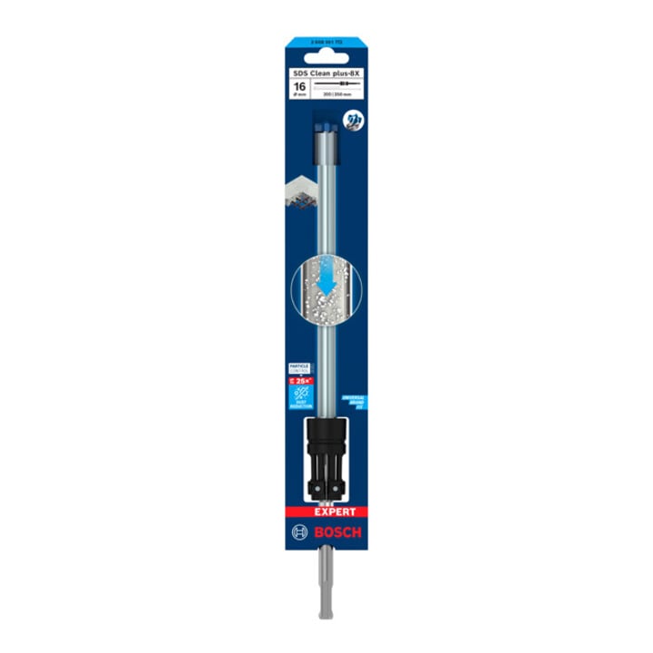 Jeu de forets marteaux Bosch EXPERT SDS Clean plus-8X, 16 x 200 x 350 mm