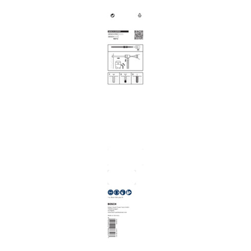 Jeu de forets marteaux Bosch EXPERT SDS Clean plus-8X, 16 x 400 x 550 mm
