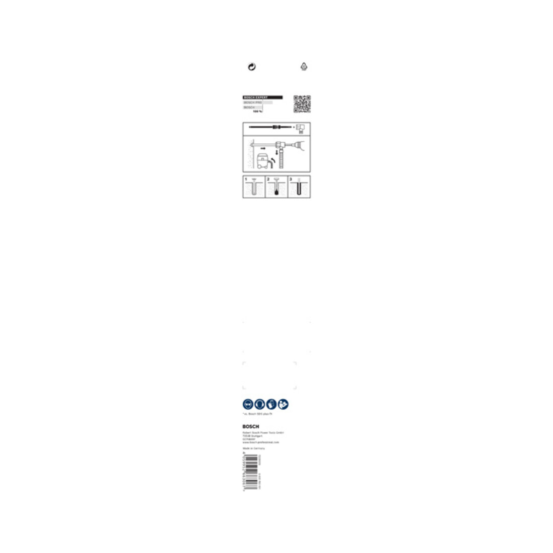 Jeu de forets marteaux Bosch EXPERT SDS Clean plus-8X, 16 x 400 x 550 mm
