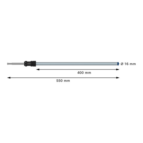 Jeu de forets marteaux Bosch EXPERT SDS Clean plus-8X, 16 x 400 x 550 mm