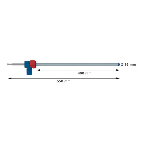 Jeu de forets marteaux Bosch EXPERT SDS Clean plus-8X, 16 x 400 x 550 mm