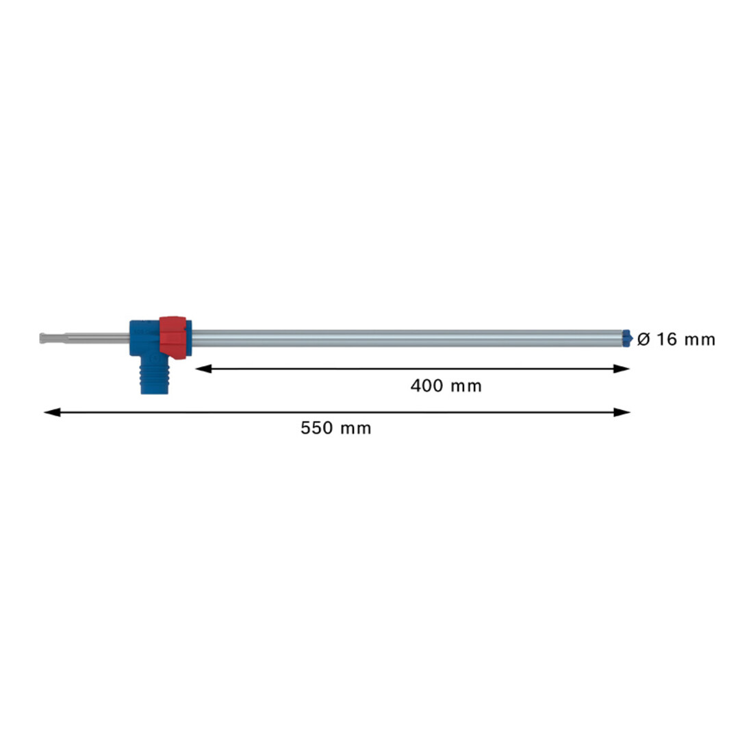 Jeu de forets marteaux Bosch EXPERT SDS Clean plus-8X, 16 x 400 x 550 mm