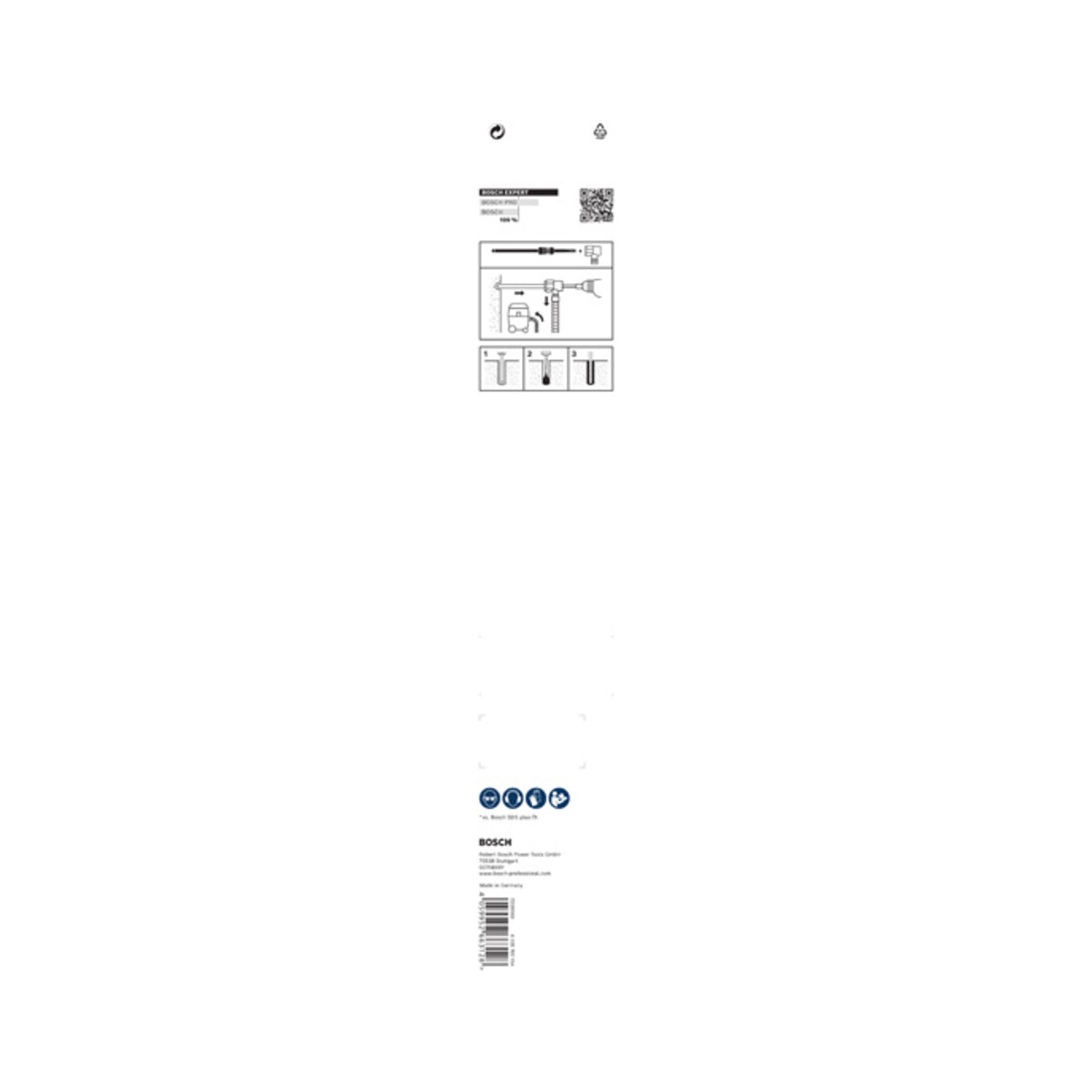 Jeu de forets marteaux Bosch EXPERT SDS Clean plus-8X, 18 x 400 x 550 mm