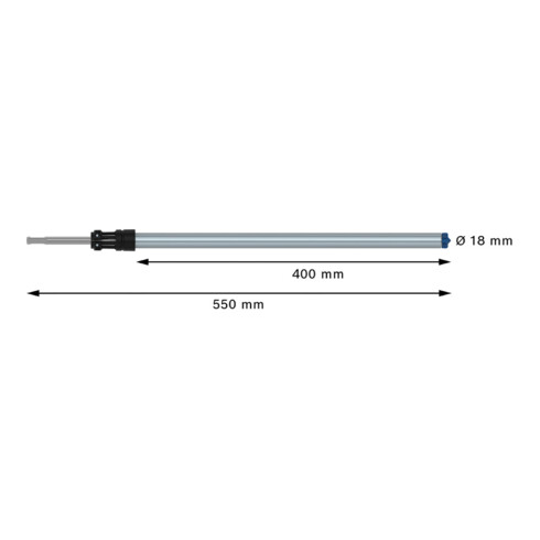 Jeu de forets marteaux Bosch EXPERT SDS Clean plus-8X, 18 x 400 x 550 mm