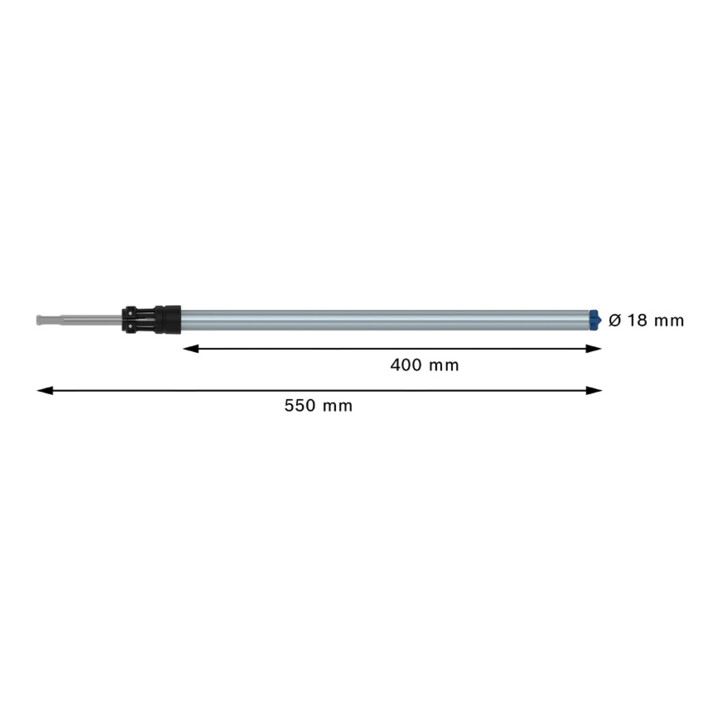 Jeu de forets marteaux Bosch EXPERT SDS Clean plus-8X, 18 x 400 x 550 mm