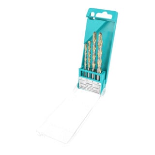 Jeu de forets universels Allmat 4 pces D. 5, 6, 8, 10 mm queue cylindr. HELLER