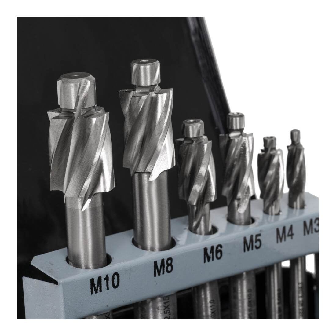 Jeu de fraises à lamer STIER M3-M10 HSS DIN 373 avec pilote