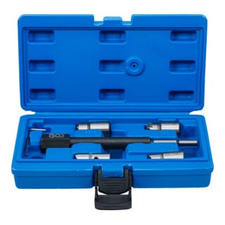 Jeu de fraises de nettoyage de portée d’injecteurs, pour moteurs CDI 5 pièces Kraftmann