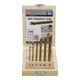 Jeu de fraises HSS revêtement nitrate de titane 3 - 8 mm 6 pièces BGS Do it yourself