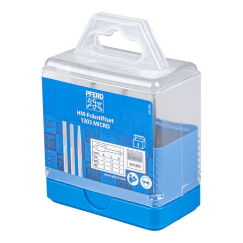 Jeu de fraises PFERD TC 1303 Micro