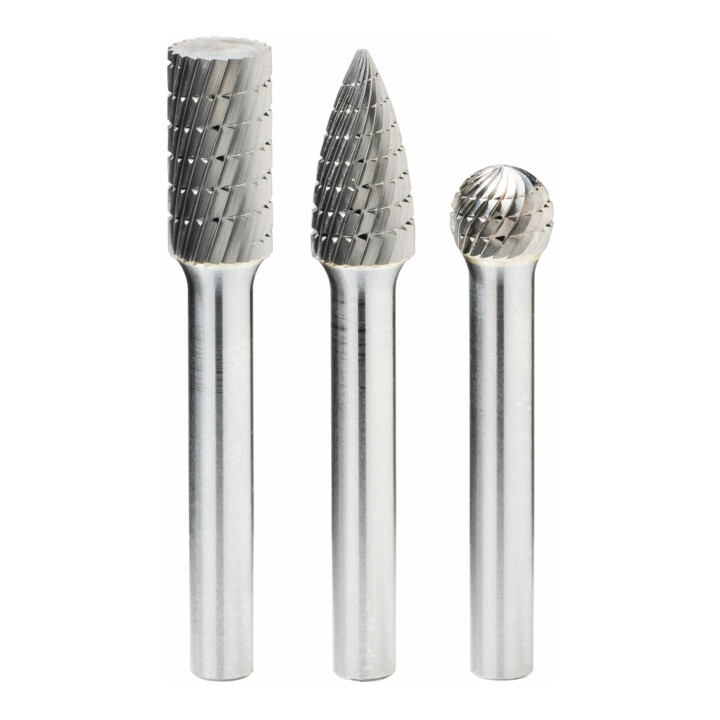 Jeu de fraises sur tiges en métal dur 6 mm 9032-06/3 HAZET