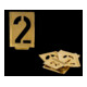 Jeu de gabarits de marquage 327 chiffres 0-9 caractères hauteur 100mm feuille spéciale TURNUS-1