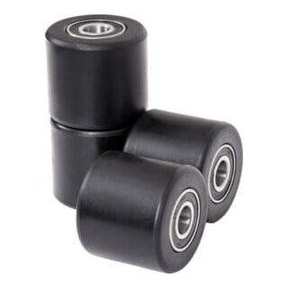 Jeu de galets tandem en nylon STIER pour transpalettes