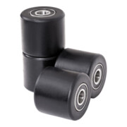 Jeu de galets tandem en nylon STIER pour transpalettes
