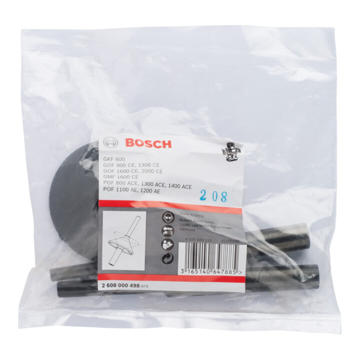 Jeu de goupilles de centrage Bosch 3 pièces 8, 12 mm 1/2", 1/4 ", 1/4".