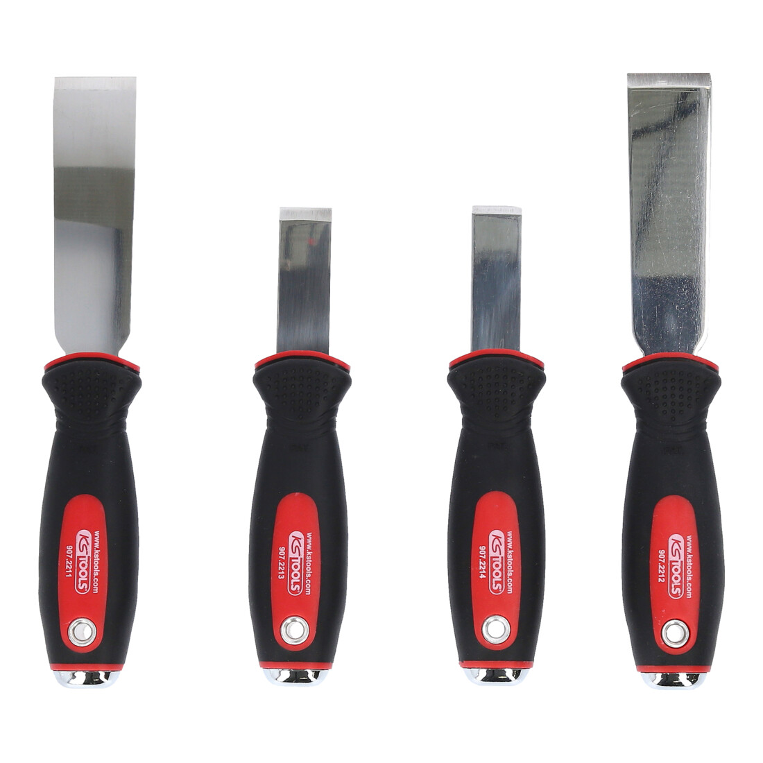 Jeu de grattoirs, EDELSTAHL, 4 pcs.