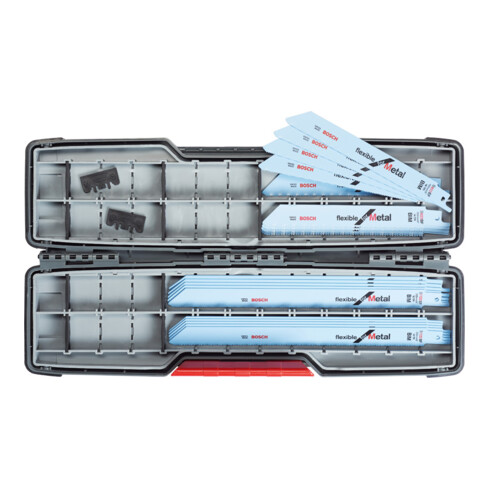Jeu de lames de scie alternative Bosch Topseller en boîte robuste 20 pièces pour scie alternative