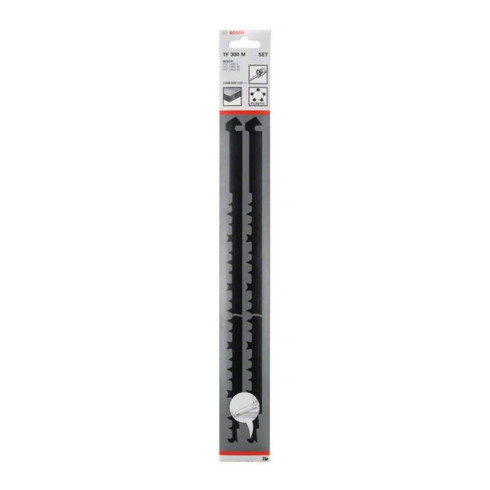 Jeu de lames de scie Bosch TF 300 M HCS 2 pièces pour bois