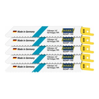 Jeu de lames de scie HAZET 9234P-150/5 : 5