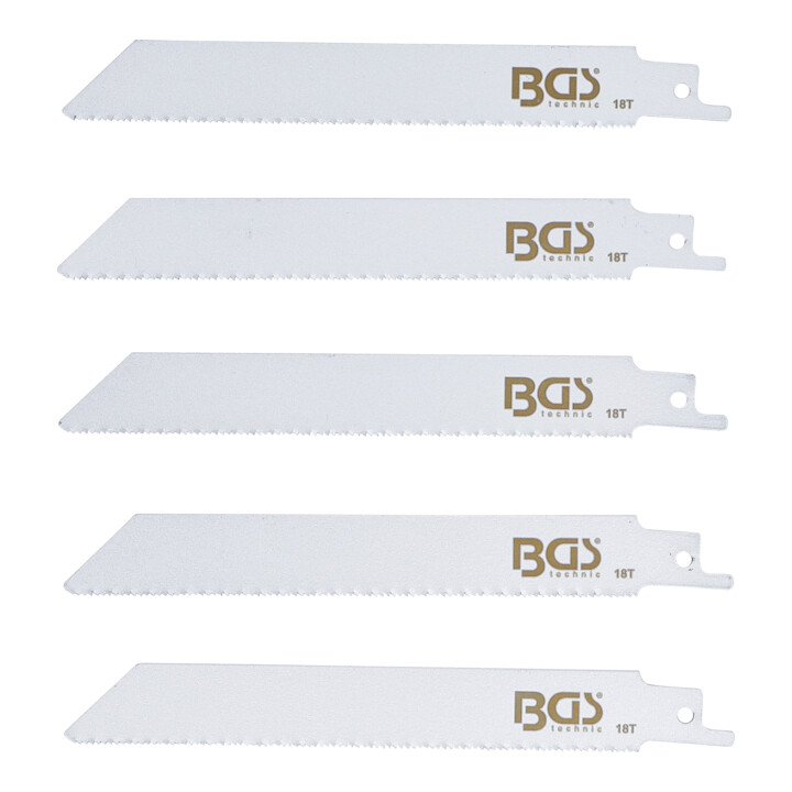 Jeu de lames de scie sabre BGS pour art. 70993, 5 pièces