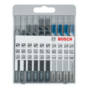 Jeu de lames de scie sauteuse Bosch Basic pour le bois et le métal 10 pièces-2