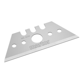 Jeu de lames trapézoïdales de rechange Martor 10 pièces