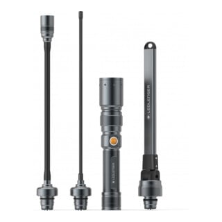 Jeu de lampes de travail rechargeables Ledlenser Workers Friend avec quatre accessoires de lampe