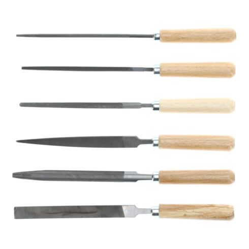 Jeu de limes à clé, 6 pièces