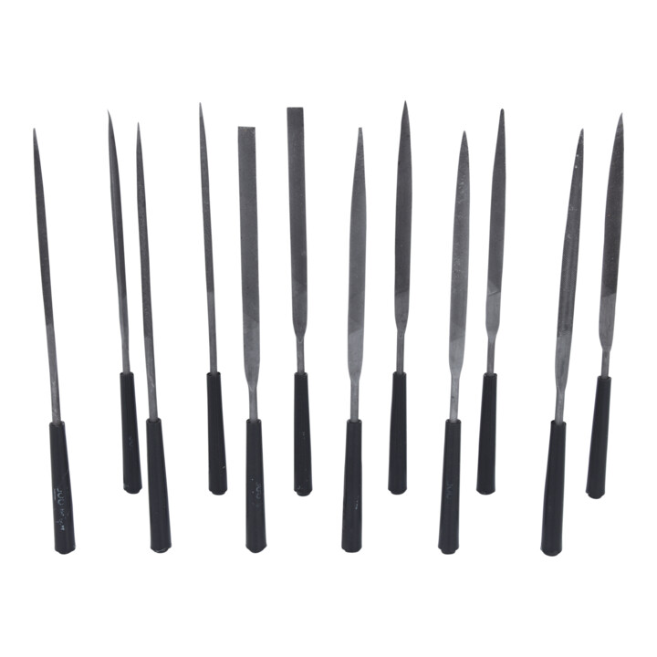 Jeu de limes aiguilles, 12 pcs.