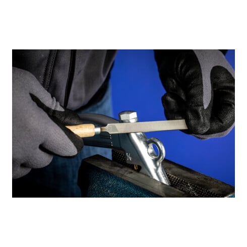 Jeu de limes clé L. 100 mm coupe 2 hêtre PFERD