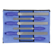 Jeu de limes plates DICK 6 pièces, dans une trousse