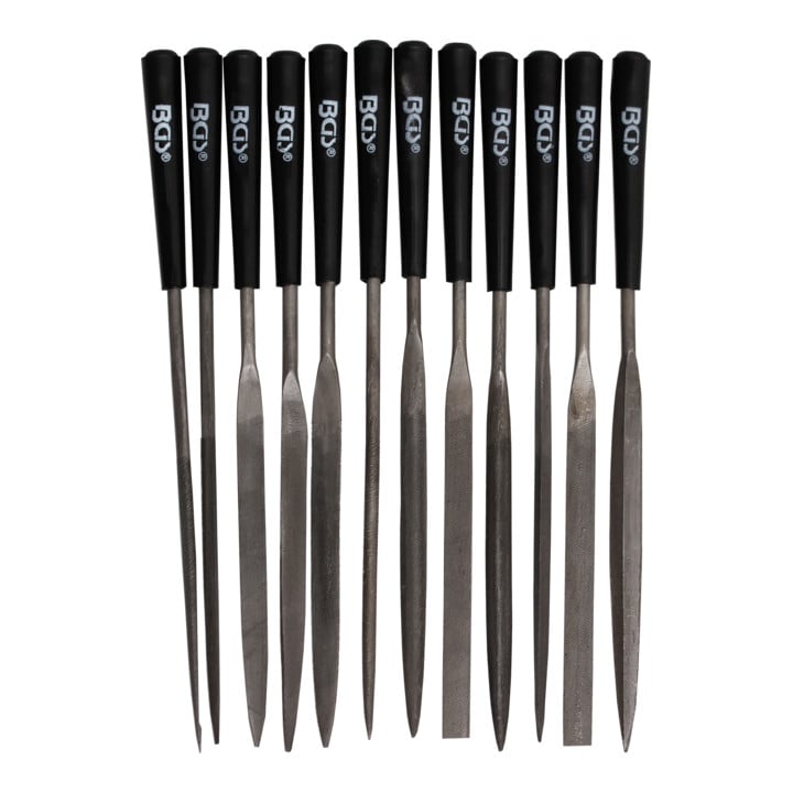 Jeu de limes queue de rat 12 pièces BGS