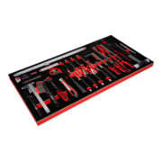 Jeu de marteaux, de burins et d’outils de mesure dans insert en mousse, 36 pcs KS Tools-3