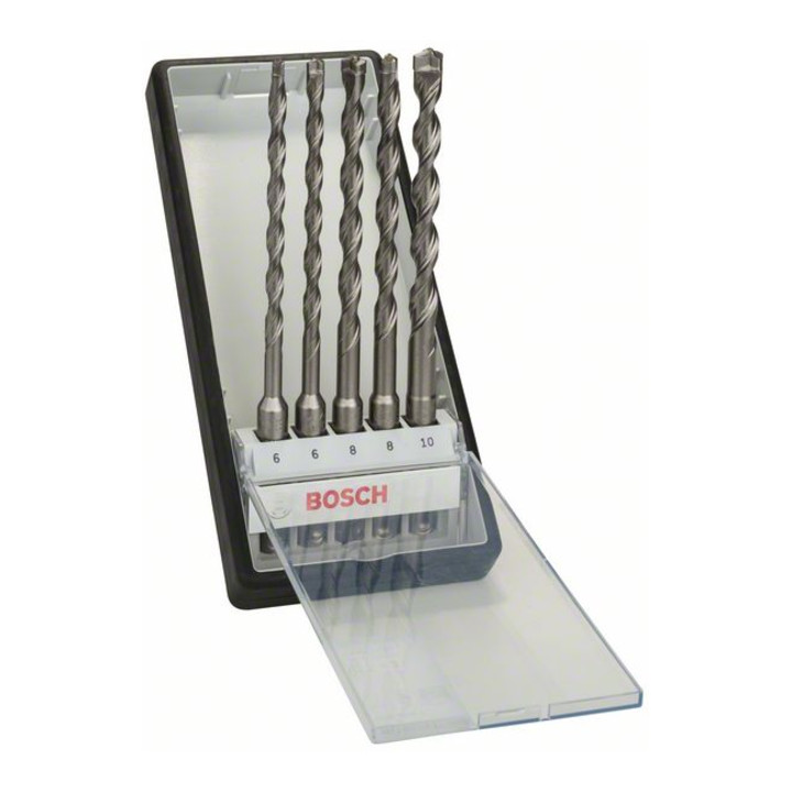 Jeu de marteaux perforateurs Bosch SDS plus-7 Ligne robuste 5 pièces 6 - 10 mm