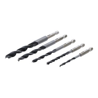Jeu de mèches bois 4 - 10 mm Six pans 5 pièces BGS