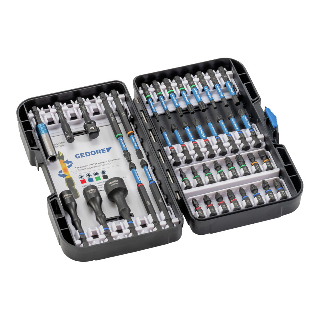 Jeu de mèches de torsion Gedore 42 pcs