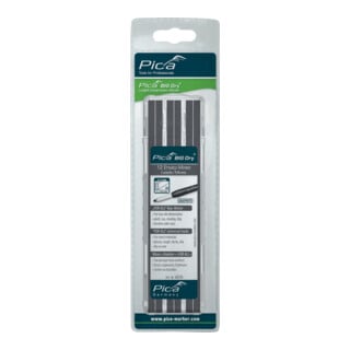 Jeu de mines BIG Dry p.crayon charpentier 12 pces BIG Dry 6030 set avec 12 mines