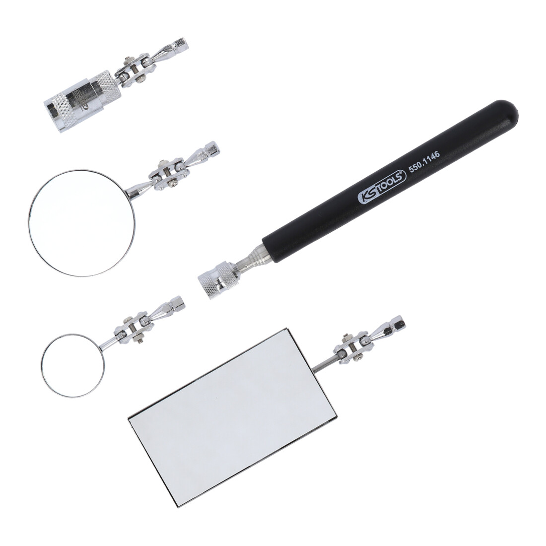 Jeu de miroirs d’inspection flexible KS Tools 5 pcs