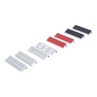 Jeu de mors de protection pour étau aluminium 100 mm 8 pièces BGS
