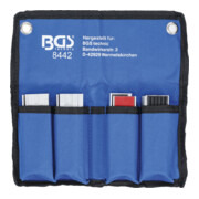 Jeu de mors de protection pour étau aluminium 100 mm 8 pièces BGS-3