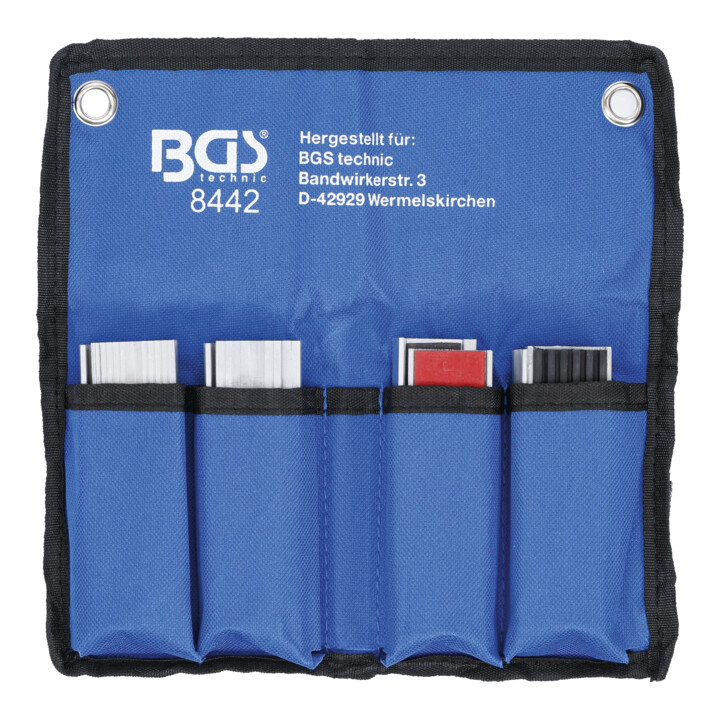 Jeu de mors de protection pour étau aluminium 100 mm 8 pièces BGS